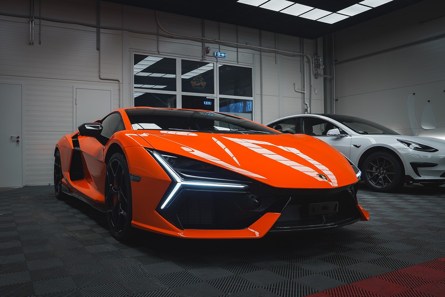 Supercar Orange lamborghini